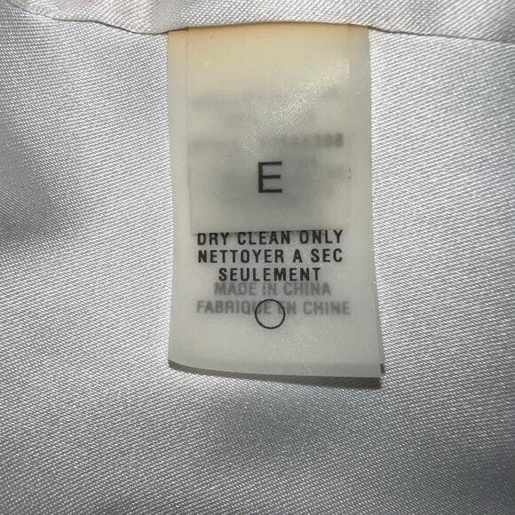 Elie Tahari 100% Linen Mara Aquamarine Abstract Stripe Skirt Fit & Flare Size 8 - Picture 8 of 14